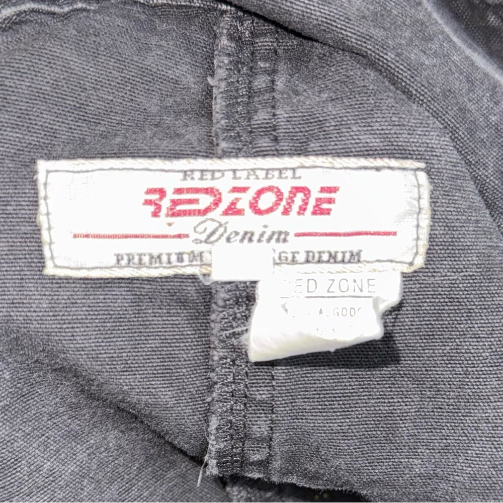 Vintage Y2K Affliction inspired Redzone Black Denim Jacket - Picture 4 of 4